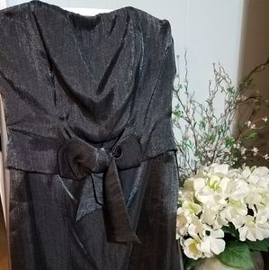 Metallic strapless dress size 6